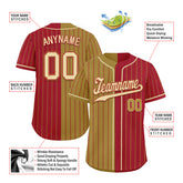 Custom Stripe Fashion Personalized Authentic Baseball Jersey BSBJ01-E06043-12